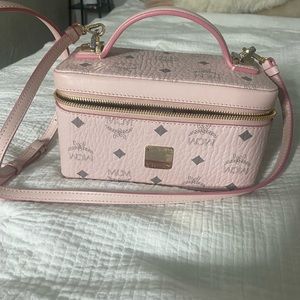 Pink mcm bag, worn once